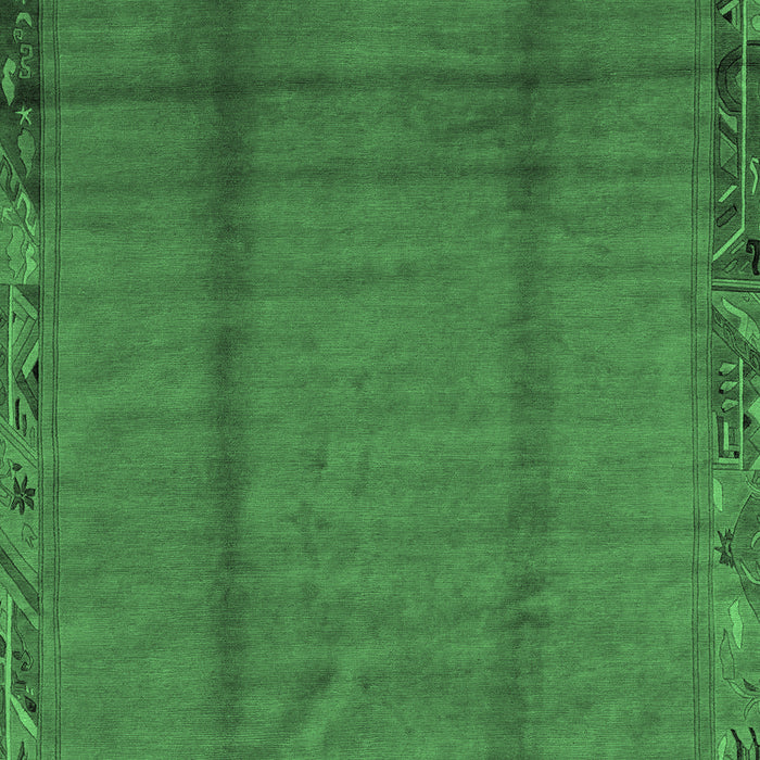 Abstract Emerald Green Modern Rug, abs1891emgrn