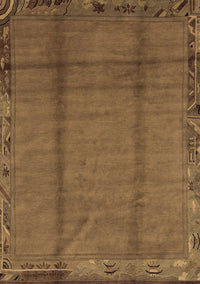 Abstract Brown Modern Rug, abs1891brn