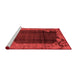 Modern Red Washable Rugs