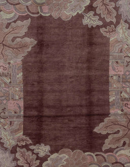 Abstract Red Modern Rug, abs1892