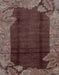 Machine Washable Abstract Vermilion Red Rug, wshabs1892