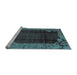 Sideview of Machine Washable Abstract Light Blue Modern Rug, wshabs1892lblu