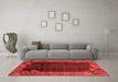 Modern Red Washable Rugs