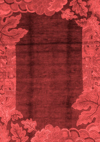 Abstract Red Modern Rug, abs1892red