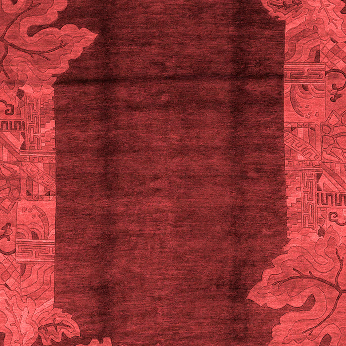 Abstract Red Modern Area Rugs