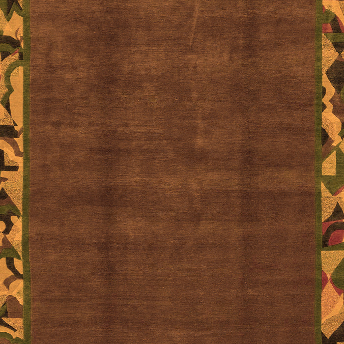 Abstract Orange Modern Rug, abs1893org