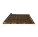 Sideview of Abstract Brown Modern Rug, abs1893brn