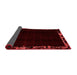 Abstract Red Modern Area Rugs