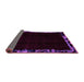 Sideview of Abstract Purple Modern Rug, abs1894pur