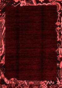 Abstract Red Modern Rug, abs1894red