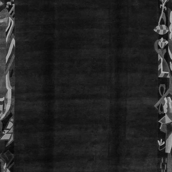 Machine Washable Abstract Gray Modern Rug, wshabs1894gry