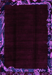 Abstract Purple Modern Rug, abs1894pur