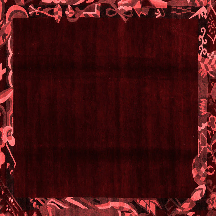 Abstract Red Modern Rug, abs1894red