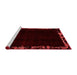 Modern Red Washable Rugs