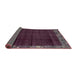 Sideview of Abstract Purple Modern Rug, abs1895