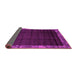 Sideview of Abstract Pink Modern Rug, abs1895pnk