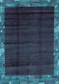 Abstract Light Blue Modern Rug, abs1895lblu