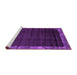 Sideview of Machine Washable Abstract Purple Modern Area Rugs, wshabs1895pur