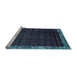 Sideview of Machine Washable Abstract Light Blue Modern Rug, wshabs1895lblu