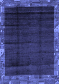 Abstract Blue Modern Rug, abs1895blu