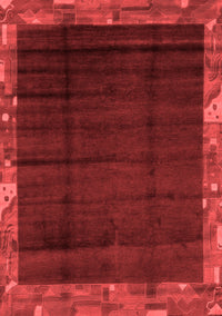 Abstract Red Modern Rug, abs1895red