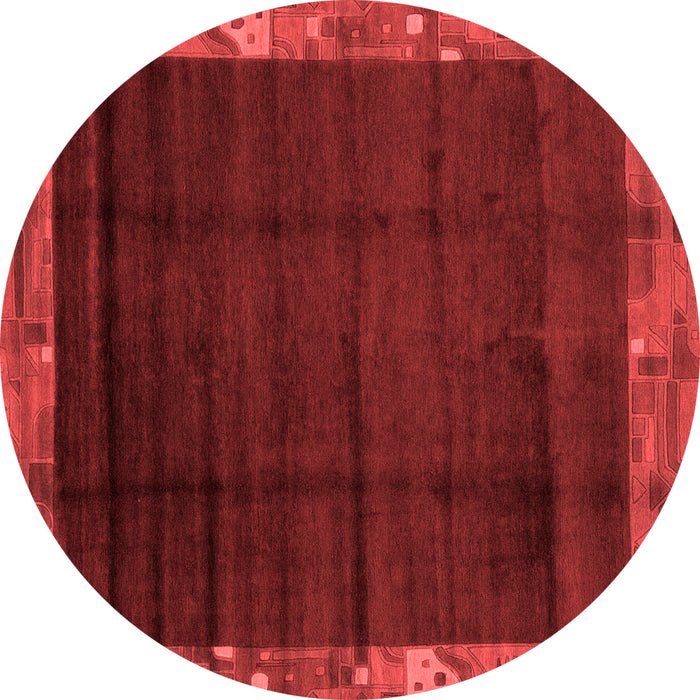 Abstract Red Modern Rug, abs1895red