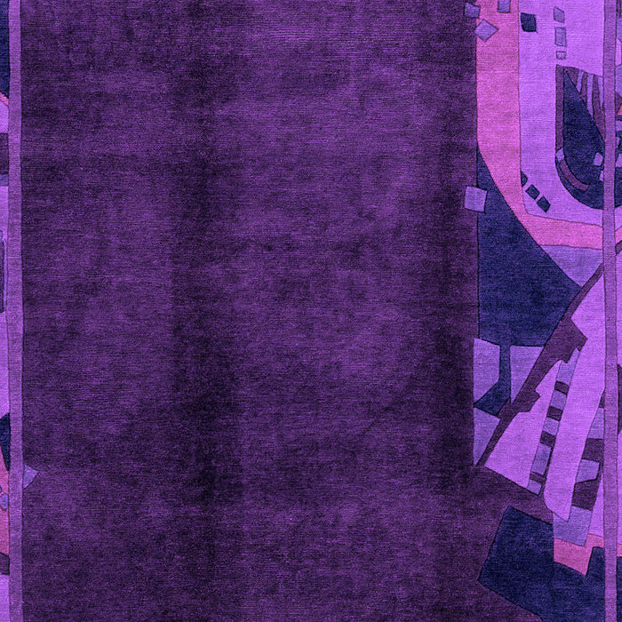 Abstract Purple Modern Rug, abs1896pur