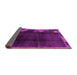 Sideview of Abstract Pink Modern Rug, abs1897pnk