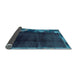 Sideview of Abstract Light Blue Modern Rug, abs1897lblu