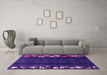 Machine Washable Abstract Pink Modern Rug in a Living Room, wshabs1898pnk