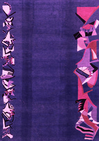 Abstract Pink Modern Rug, abs1898pnk