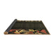 Sideview of Abstract Brown Modern Rug, abs1898brn