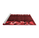 Modern Red Washable Rugs