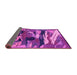 Sideview of Abstract Pink Modern Rug, abs1899pnk