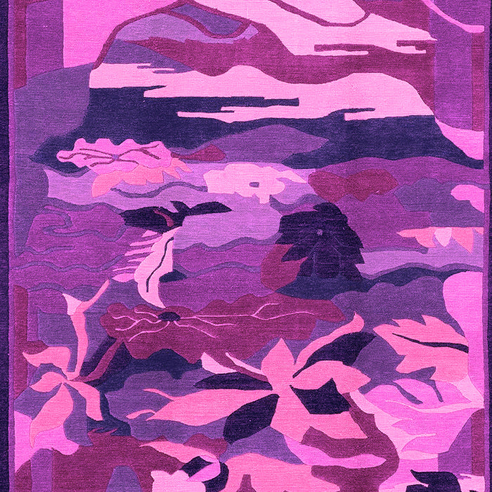 Abstract Pink Modern Rug, abs1899pnk