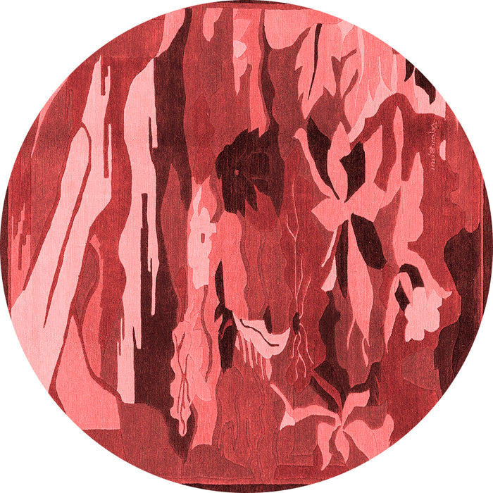 Abstract Red Modern Rug, abs1899red