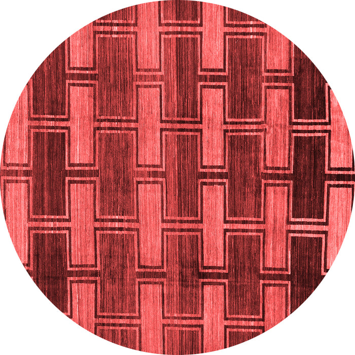 Machine Washable Abstract Red Modern Rug, wshabs189red