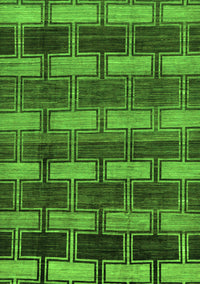 Abstract Green Modern Rug, abs189grn