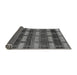 Sideview of Abstract Gray Modern Rug, abs189gry