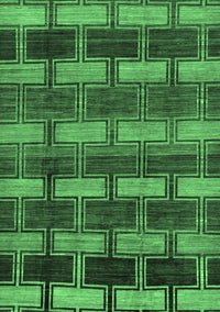 Abstract Emerald Green Modern Rug, abs189emgrn