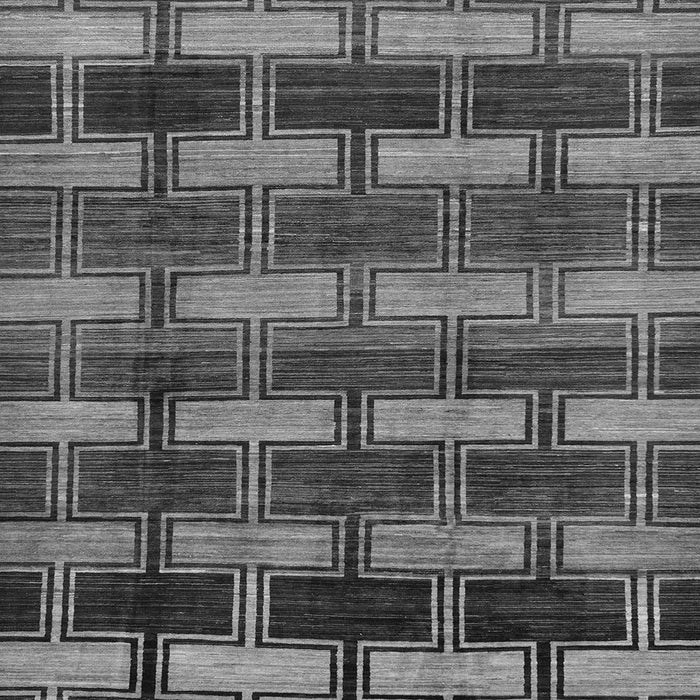 Square Machine Washable Abstract Gray Modern Rug, wshabs189gry