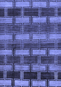 Abstract Blue Modern Rug, abs189blu