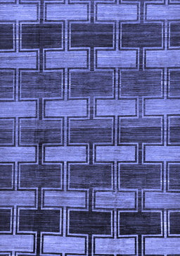 Abstract Blue Modern Rug, abs189blu
