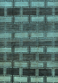 Abstract Light Blue Modern Rug, abs189lblu