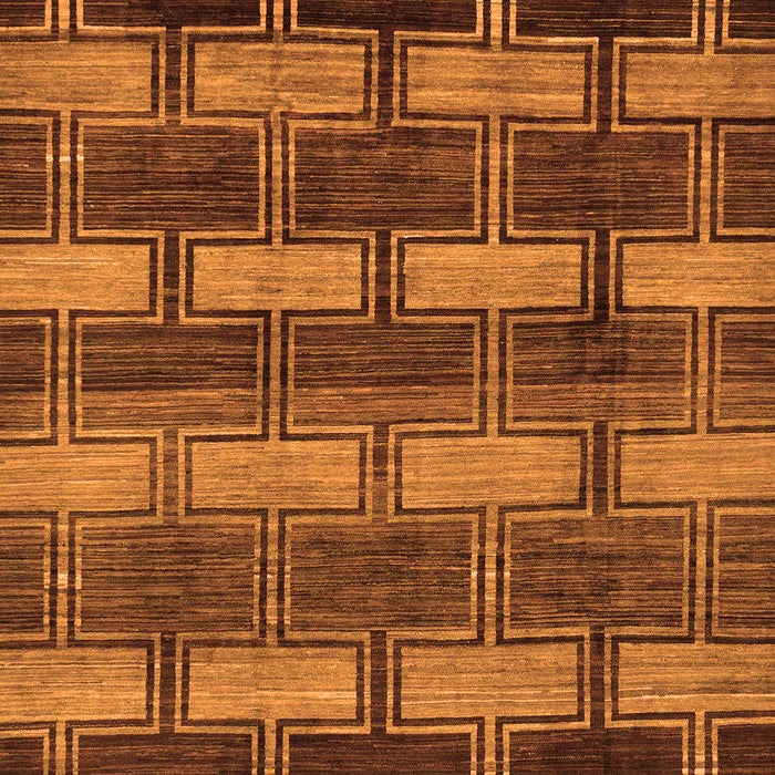 Machine Washable Abstract Orange Modern Area Rugs, wshabs189org