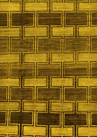 Abstract Yellow Modern Rug, abs189yw