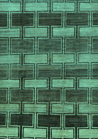 Abstract Turquoise Modern Rug, abs189turq