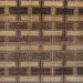 Square Machine Washable Abstract Bakers Brown Rug, wshabs189