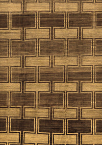 Abstract Brown Modern Rug, abs189brn