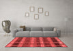 Modern Red Washable Rugs